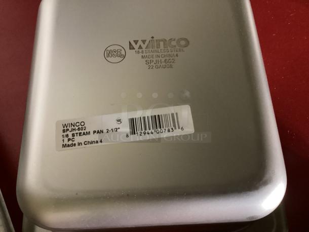 3 Brand New Winco ⅛ Steam Pan 2-½” W/Lids
Qty 6
Your Bid x 3 - Image 3 of 3