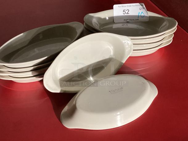 Ventura 10” Au Gratin Boats 
Qty 10 
Your Bid x 10 - Image 1 of 3