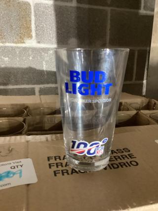 Bud Light NFL Collectors Bar Glasses. Brand New
Qty 9
Your Bid x 9