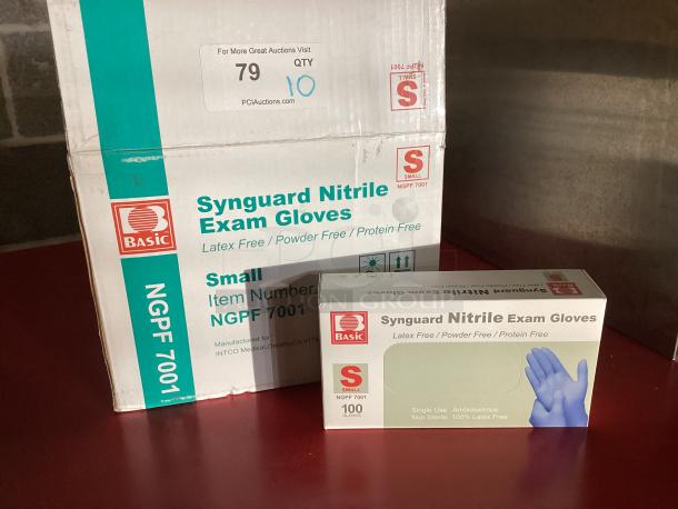 Syrguard Nitrile Exam Gloves, Latex Free     Qty 10 Boxes 
Your Bid x 10 - Image 1 of 2