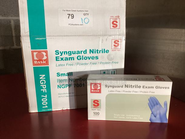 Syrguard Nitrile Exam Gloves, Latex Free     Qty 10 Boxes 
Your Bid x 10 - Image 2 of 2