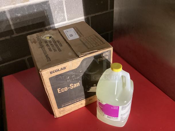 EcoLab 4- One Gallon Bottles of Eco -San
Qty 4 
Your Bid x 4 - Image 2 of 2