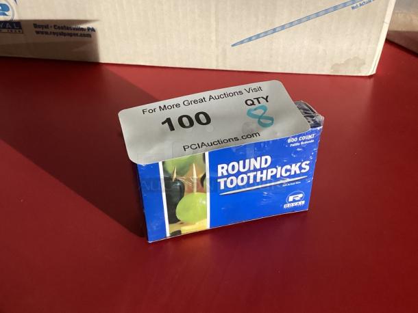 Royal Round Toothpicks
Qty 8
Your Bid x 8
800 Per Box - Image 1 of 1