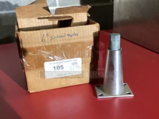 6” Metal Screw Mount Plate Replacement Legs
Qty 4