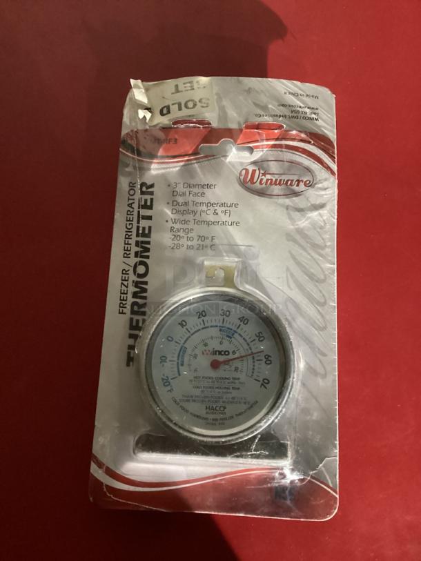 New! Winware 2-Pack Oven/Cooler Thermometer 
Qty 1 - Image 1 of 2