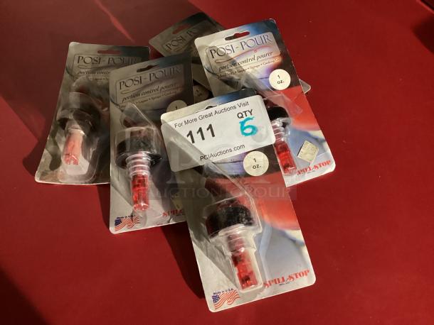 Posi-Pour 1oz Portion Control Liquor Bottle Pour Spouts
Qty 6
You Bid x 6 - Image 1 of 1