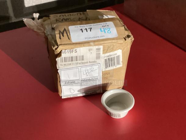 New! Ramekin 2 oz White 
Qty 48
Your Bid x 48 - Image 2 of 2