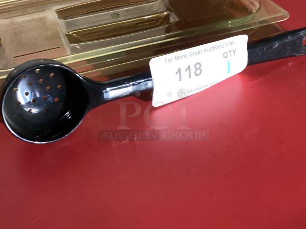 New! Carlisle 4 oz Measure Miser Portion Spoon W/ Perforations 
Qty 1 - Image 2 of 3