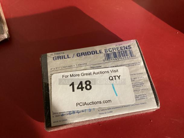 Winco Grill/Griddle Screens 20ct
4 x 5-½
Qty 1 - Image 1 of 1