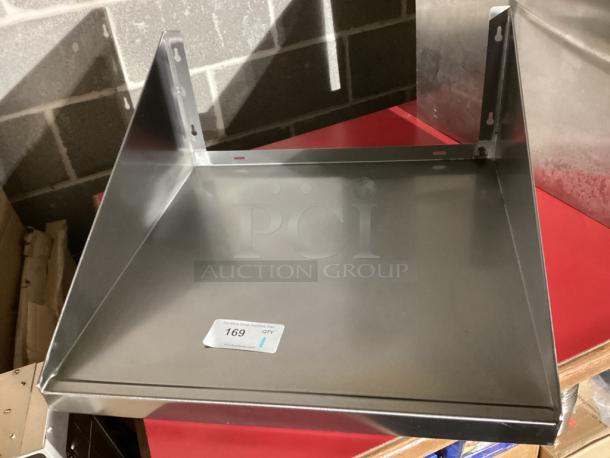 Advance Tabco 24 x 24 Stainless Steel Wall Mount Shelf 
Model# MS-24-24 - Image 1 of 3