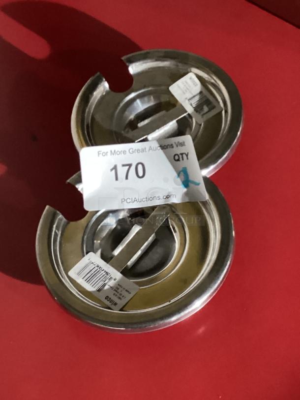 Winco 2.6 qt Stainless Steel Insert Cover 
Qty 2
Your Bid x 2 - Image 1 of 3
