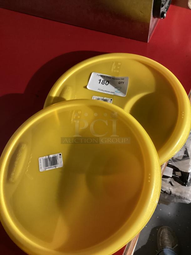 Rubbermaid 5730 Yellow 13-½” Lid
Qty 2
Your Bid x 2 - Image 1 of 2