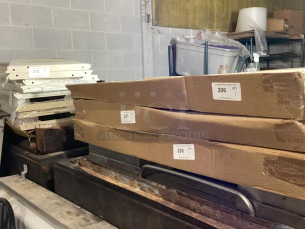 New! Gondola Shelves - 48 x 16”, Platinum 
Qty 2 
Shelves Only 
MSRP - $51/EA - Image 3 of 3