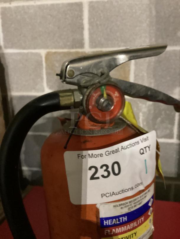 Fire Extinguisher - Red - Image 2 of 2