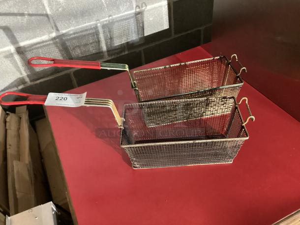 Fryer Baskets
Qty 2 
Your Bid x 2 - Image 1 of 1