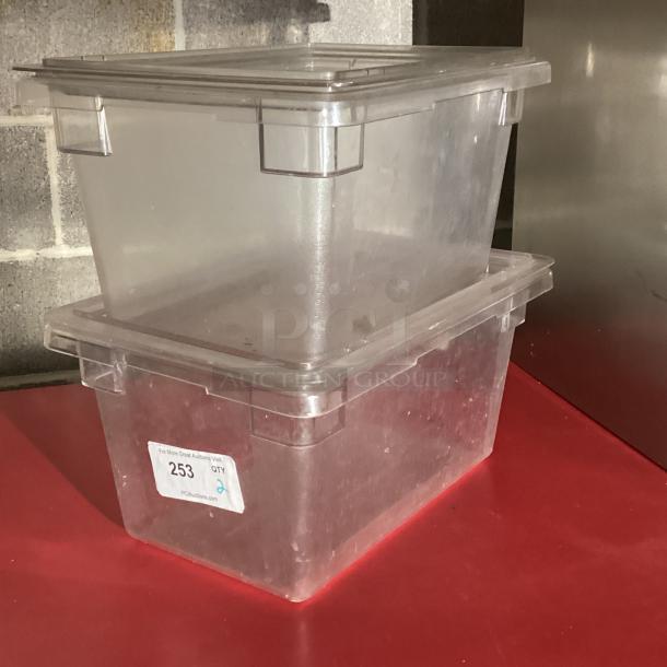 Clear Food Storage Containers W/Lids
Qty 2
Your Bid x 2 - Image 1 of 1