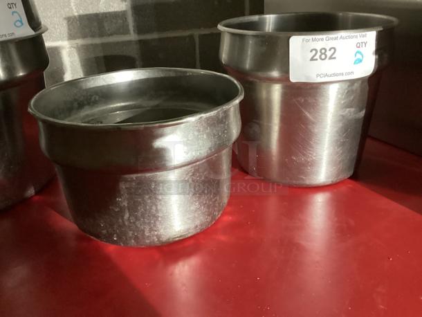 9" S/S Soup Pans 
Qty 2 
Yoiur Bid x 2 - Image 1 of 1