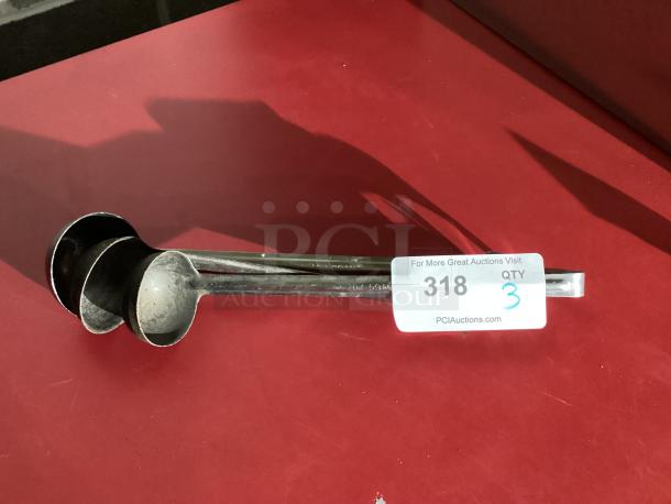 Stainless Steel Ladles 
Qty 3 - Image 1 of 1