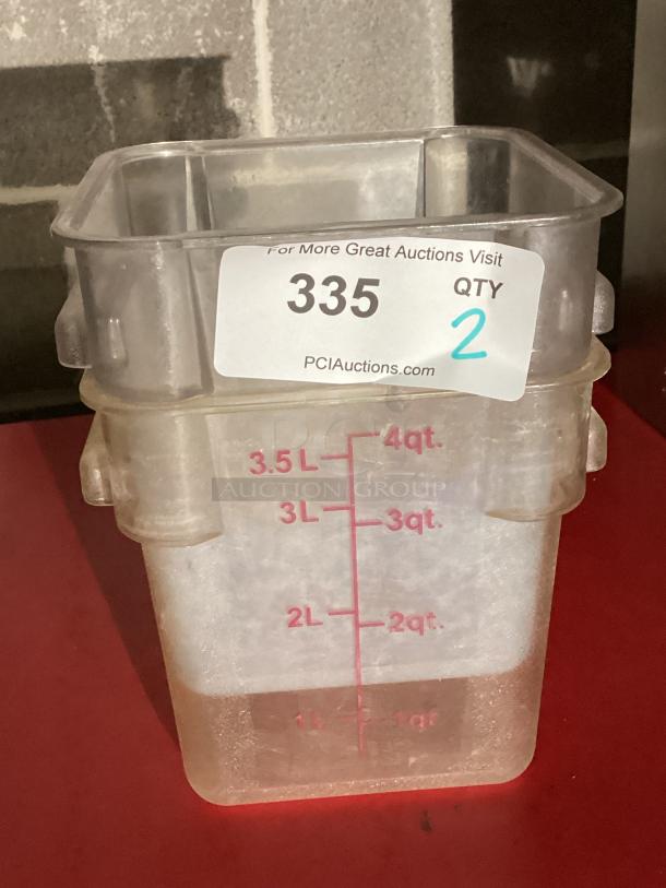 Food Storage Containers 
Qty 2 - Image 1 of 1