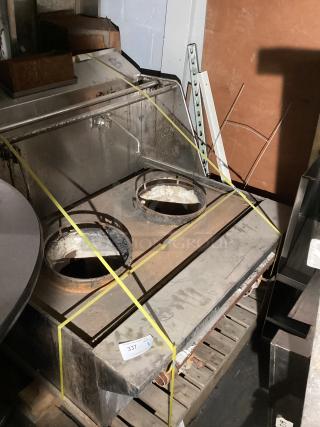 Double Wok Burner 
45 x 45 x 50