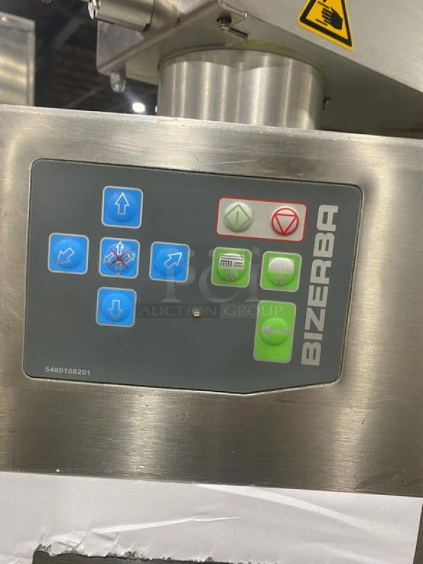 Bizerba Commercial Stainless Steel Electric Powered Weigh Price Labeling Machine! With Digital Push Controls! On Legs! Working When Removed! - Image 6 of 7