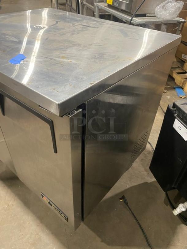 True Commercial Stainless Steel 2 Door Undercounter Worktop Refrigerator! Energy Star Certified! With Poly Coated Wire Rack! Model: TUC-36 SN: 7176473! 115V 1 Phase! On Casters! Working When Removed! - Image 2 of 7