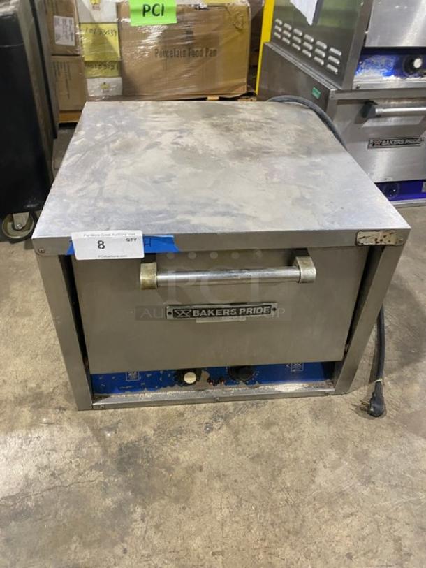 Bakers Pride Commercial Stainless Steel Electric Powered Countertop Pizza/Deck Oven! Model: P18 SN: 560050909007! 208/240V 1 Phase! Working When Removed! - Image 1 of 7