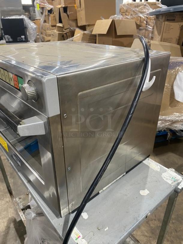 Panasonic Commercial Stainless Steel Electric Powered Countertop Sonic Steamer Microwave Oven! With Programable Digital Controls! Model: NE-3280 SN: 6C38260008! 208V 1 Phase! Working When Removed! - Image 2 of 8