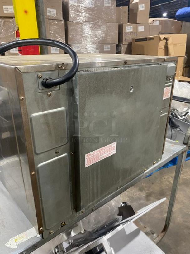 Panasonic Commercial Stainless Steel Electric Powered Countertop Sonic Steamer Microwave Oven! With Programable Digital Controls! Model: NE-3280 SN: 6C38260008! 208V 1 Phase! Working When Removed! - Image 3 of 8