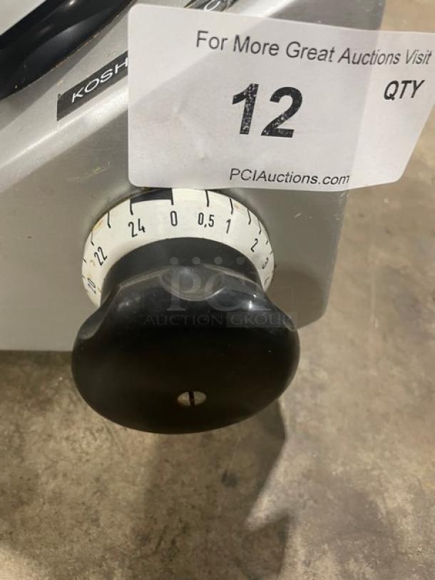 Bizerba Commercial Heavy Duty Electric Powered Countertop Deli Meat Slicer! Model: SE12! Working When Removed! - Image 7 of 9