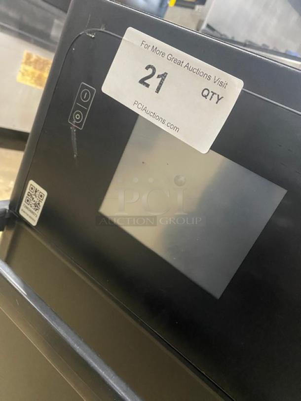 MerryChef! 2022 Late Model! Commercial Black Electric Powered Countertop Rapid Cook Turbo Oven! Model: Eikon E2S SN: 2207213093080! 208/240V 1 Phase! - Image 7 of 8