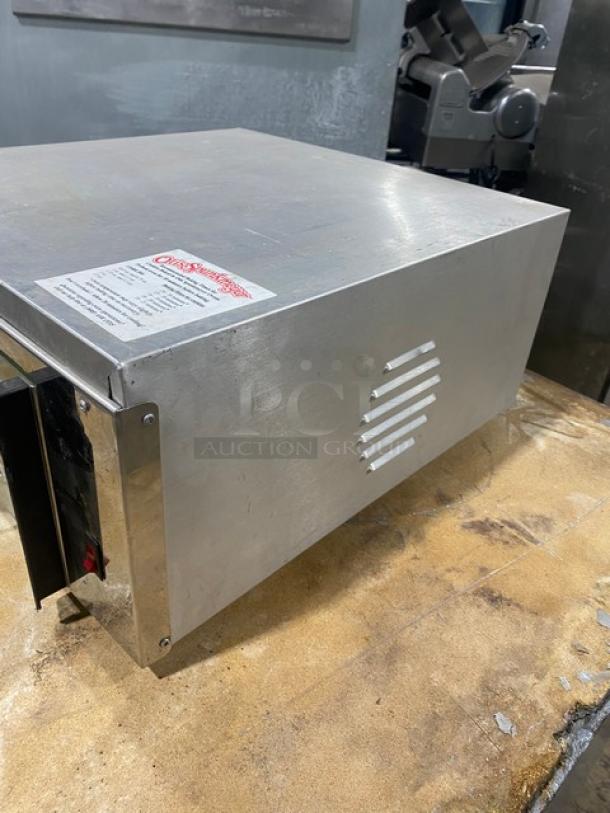 Otis Spunkmeyer Commercial Stainless Steel Electric Powered Countertop Cookie Convection Oven! With 3 Baking Trays! Model: OS-1 SN: C0090295! 120V! - Image 2 of 7