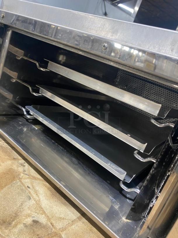 Otis Spunkmeyer Commercial Stainless Steel Electric Powered Countertop Cookie Convection Oven! With 3 Baking Trays! Model: OS-1 SN: C0090295! 120V! - Image 6 of 7