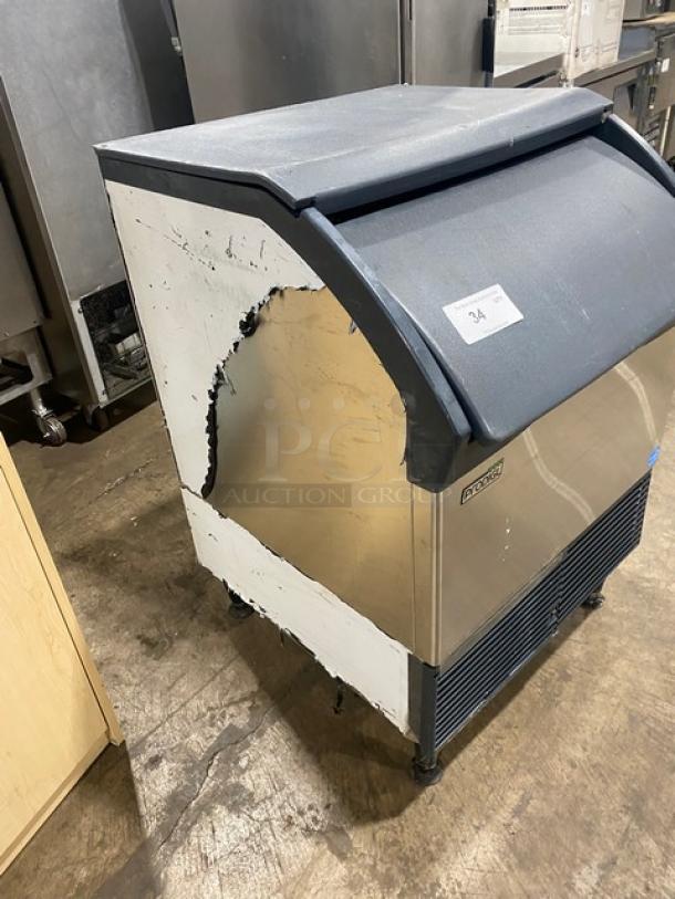 Scotsman Prodigy Series Commercial Stainless Steel Undercounter Air-Cooled Medium Cubed Ice Machine/Bin Combo! Energy Star Certified! With Sliding Top Lid! Model: CU2026MA-1A SN: 10061320010830! 115V 1 Phase! On Legs! - Image 2 of 8