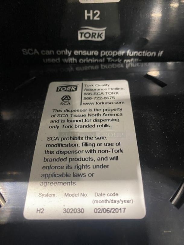 Tork Commercial Stainless Steel Countertop Napkin Dispenser! Model: 302030! - Image 3 of 4