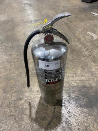 Ansul Sentry Commercial Handheld Fire Extinguisher! Model: W02-1 SN: AC-23951!