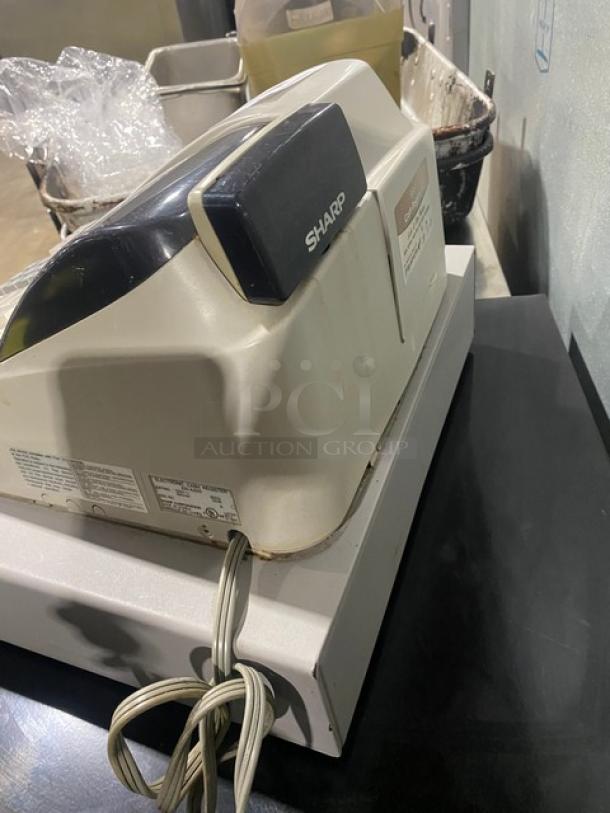 Sharp Commercial Electric Powered Countertop Cash Register/Payment System! With Cash Drawer! Model: ER-A320! 120V! - Image 4 of 7