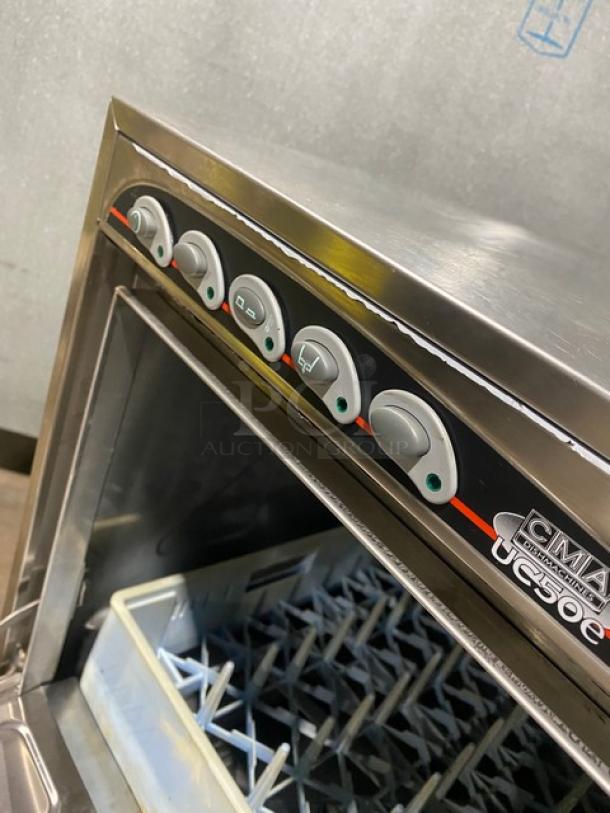 CMA Commercial Stainless Steel High Temperature Undercounter Dishwasher! Energy Star Certified! With Peg Rack! Model: UC50E SN: 902856! 220-240V 1 Phase! - Image 7 of 9