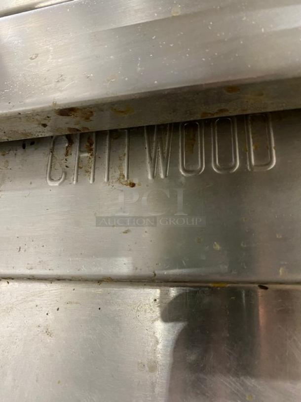 Jade Range Commercial Stainless Steel Natural Gas/Coal Powered Chitwood Smoke/Char Broiler Grill! With Pan Slide & Enclosed Dry Storage Cabinet Style Base! With Aluminum Pans! On Casters! Working When Removed! - Image 11 of 12
