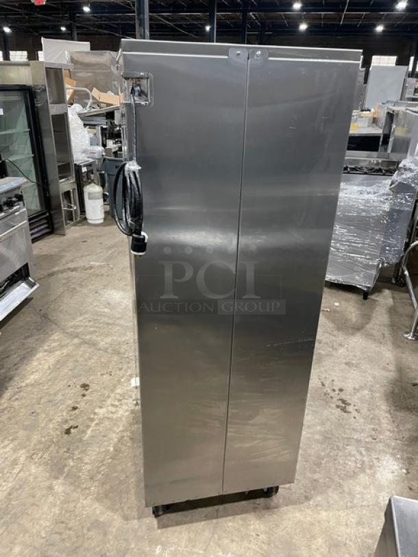 FWE TST-Series Commercial Stainless Steel Half Door Single Section Electric Powered Heated Holding/Proofing Cabinet! With Built In Pan Holding Rack! Model: TST-16-CHP SN: 186069301! 120V! On Casters! - Image 3 of 8
