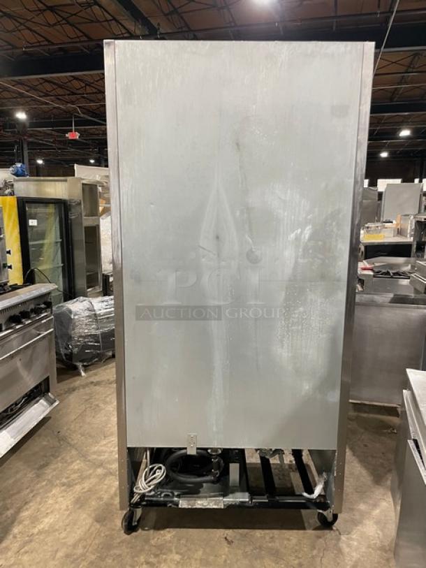 Turbo Air Commercial Stainless Steel Solid 2 Door Reach In Deluxe Refrigerator! With Digital Controls! With Wired Racks! Model: TSR-35SD SN: BM3R709005! 115V! On Casters! - Image 4 of 9