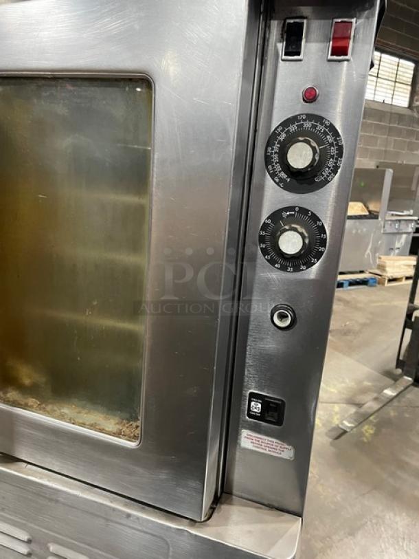 Blodgett Commercial Stainless Steel Natural Gas Powered Double Stacked Convection Oven! With Thermostatic Controls! With Wire Oven Racks! On Legs! 2X Your Bid Makes One Unit! - Image 7 of 9