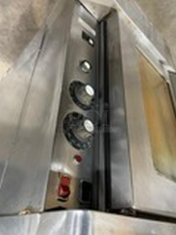 Blodgett Commercial Stainless Steel Natural Gas Powered Double Stacked Convection Oven! With Thermostatic Controls! With Wire Oven Racks! On Legs! 2X Your Bid Makes One Unit! - Image 8 of 9