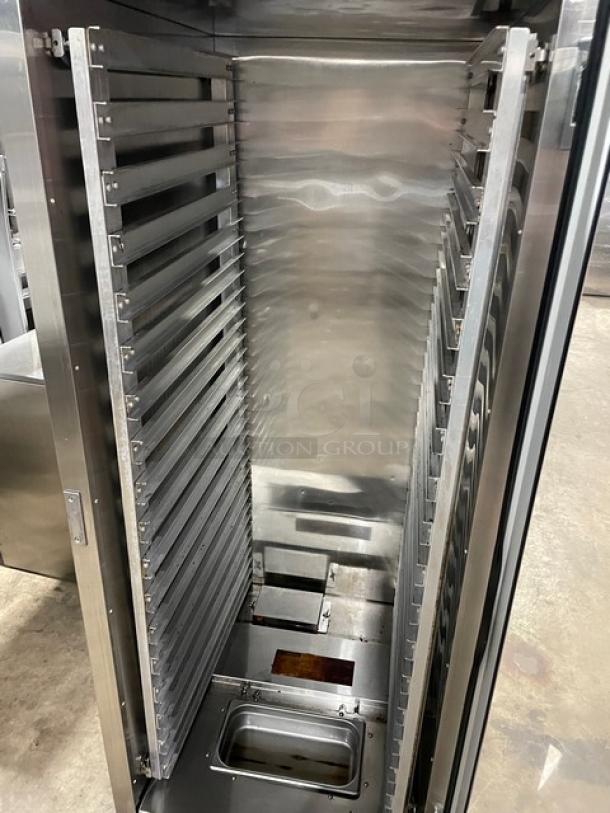 Cook Rite Commercial Stainless Steel Full-Height Insulated Heated Holding/Proofing Cabinet! With Built In Pan Holding Rack! Model: ATHC-18-P SN: ATHC-18-PAUS100321091000C40638! 120V! On Casters! - Image 6 of 8