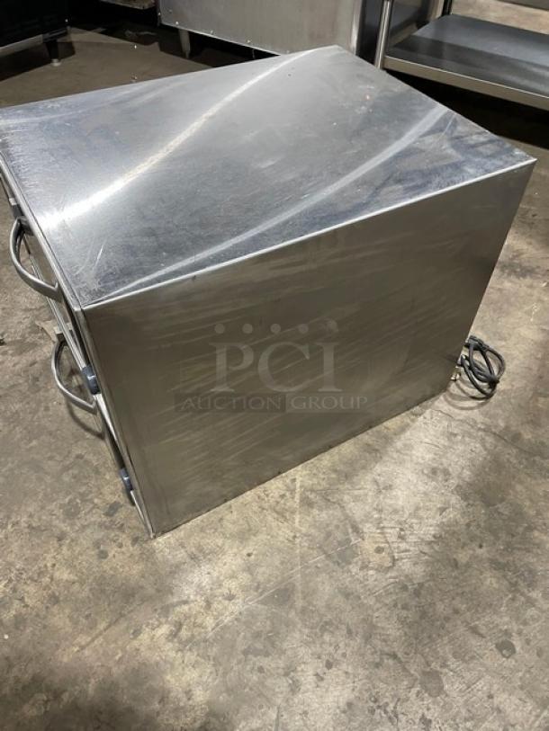 Wells Commercial Stainless Steel Electric Powered Narrow Countertop Double Warming Drawer! With Individual Controls! Model: RWN2 SN: RWN20222A0003! 120V! - Image 2 of 10