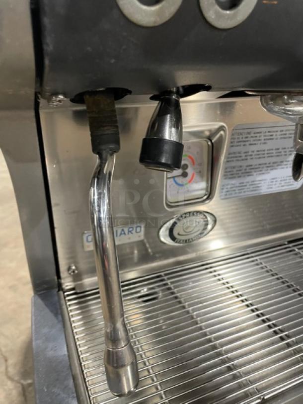 Faema Smart Series Commercial Stainless Steel Electric Powered Countertop High Performing 2-Group Espresso Machine! With Hot Water Dispenser & Multi-Directional Steam Wands! With Drip Tray! Model: Smart/A-2! 208-240V 1 Phase! On Legs! - Image 7 of 10