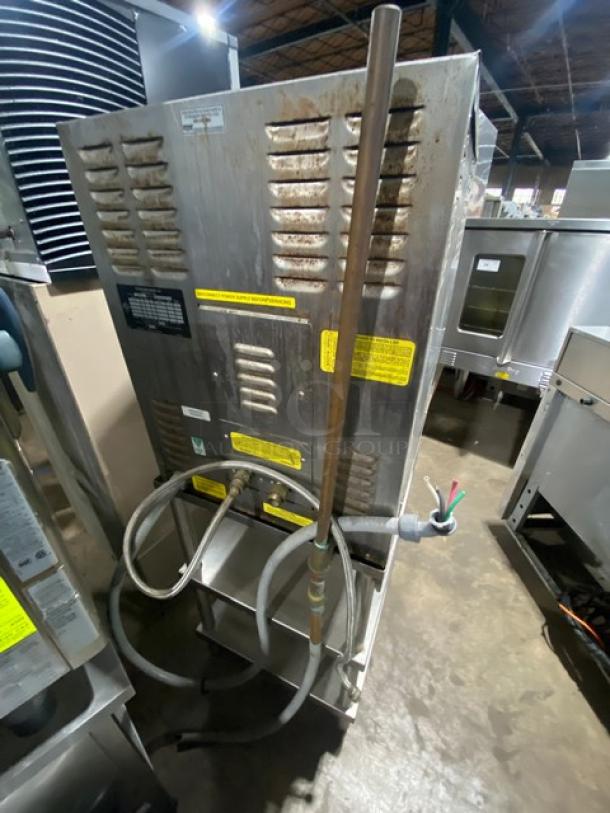 Cleveland Range SteamChef Series Commercial Stainless Steel Electric Powered Countertop 6-Pan Broilerless Convection Steamer! With Built In Pan Holding Rack! With Double Undershelf Equipment Stand! Model: 22CET6 SN: 87623-04I-01! 208V 3 Phase! On Legs! - Image 3 of 10