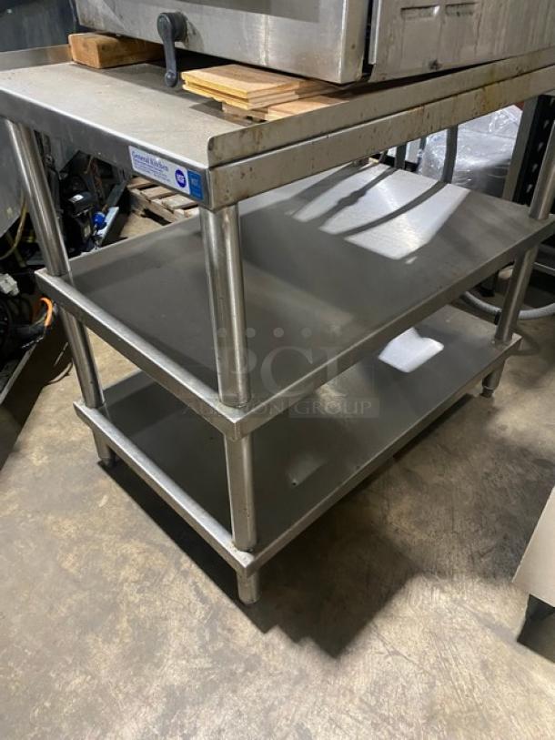 Cleveland Range SteamChef Series Commercial Stainless Steel Electric Powered Countertop 6-Pan Broilerless Convection Steamer! With Built In Pan Holding Rack! With Double Undershelf Equipment Stand! Model: 22CET6 SN: 87623-04I-01! 208V 3 Phase! On Legs! - Image 7 of 10