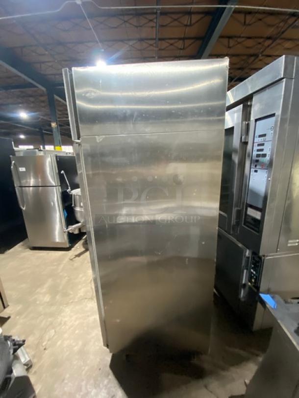 Everest Commercial Stainless Steel Solid 2 Door Reach In Freezer! With Wire Racks! Model: ESF2 SN: BSF204070032! 115V 1 Phase! On Casters! - Image 2 of 9