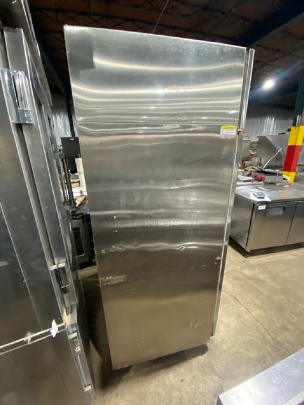Everest Commercial Stainless Steel Solid 2 Door Reach In Freezer! With Wire Racks! Model: ESF2 SN: BSF204070032! 115V 1 Phase! On Casters! - Image 3 of 9